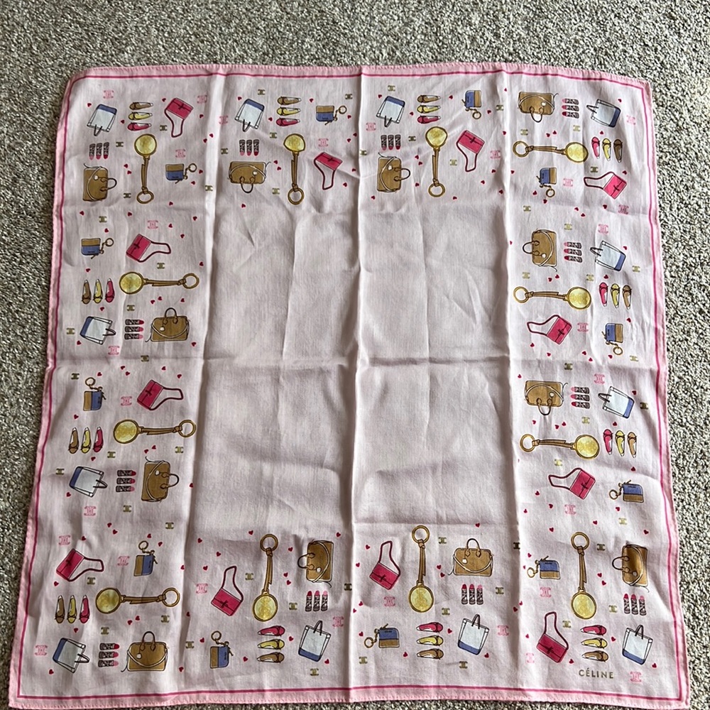 CELINE | Vintage Mini Scarf Handkerchief - Picture 4 of 6